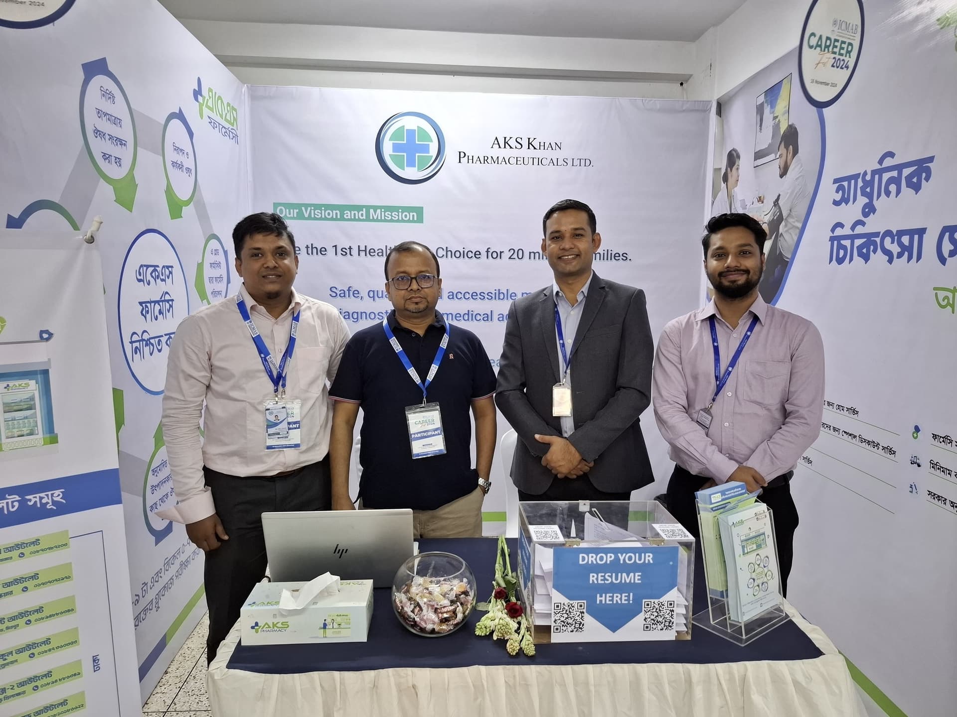 AKS Khan Pharmaceuticals Shines at ICMAB Career Fest 2024