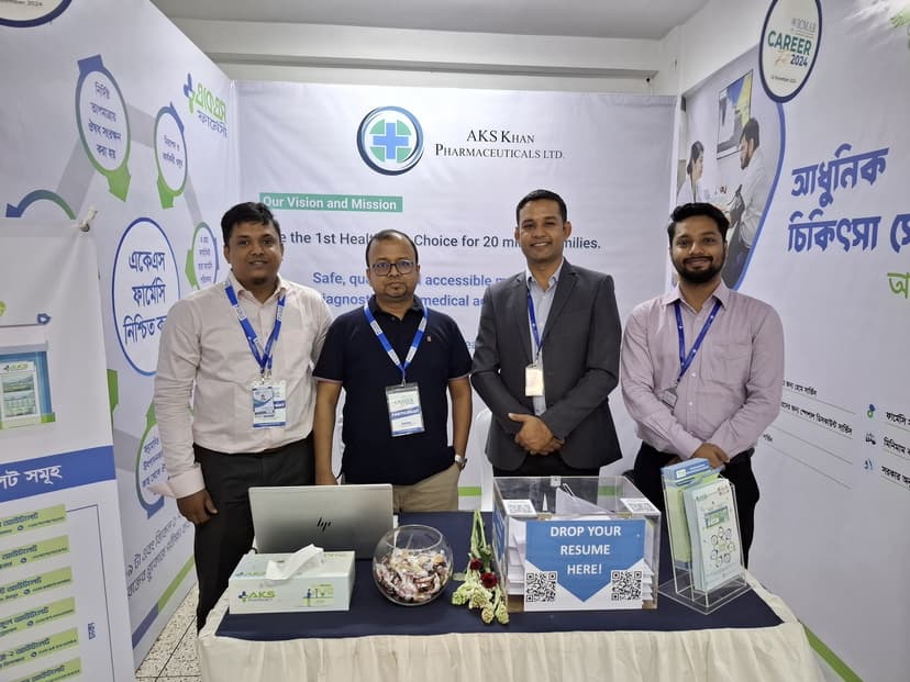 AKS Khan Pharmaceuticals Shines at ICMAB Career Fest 2024